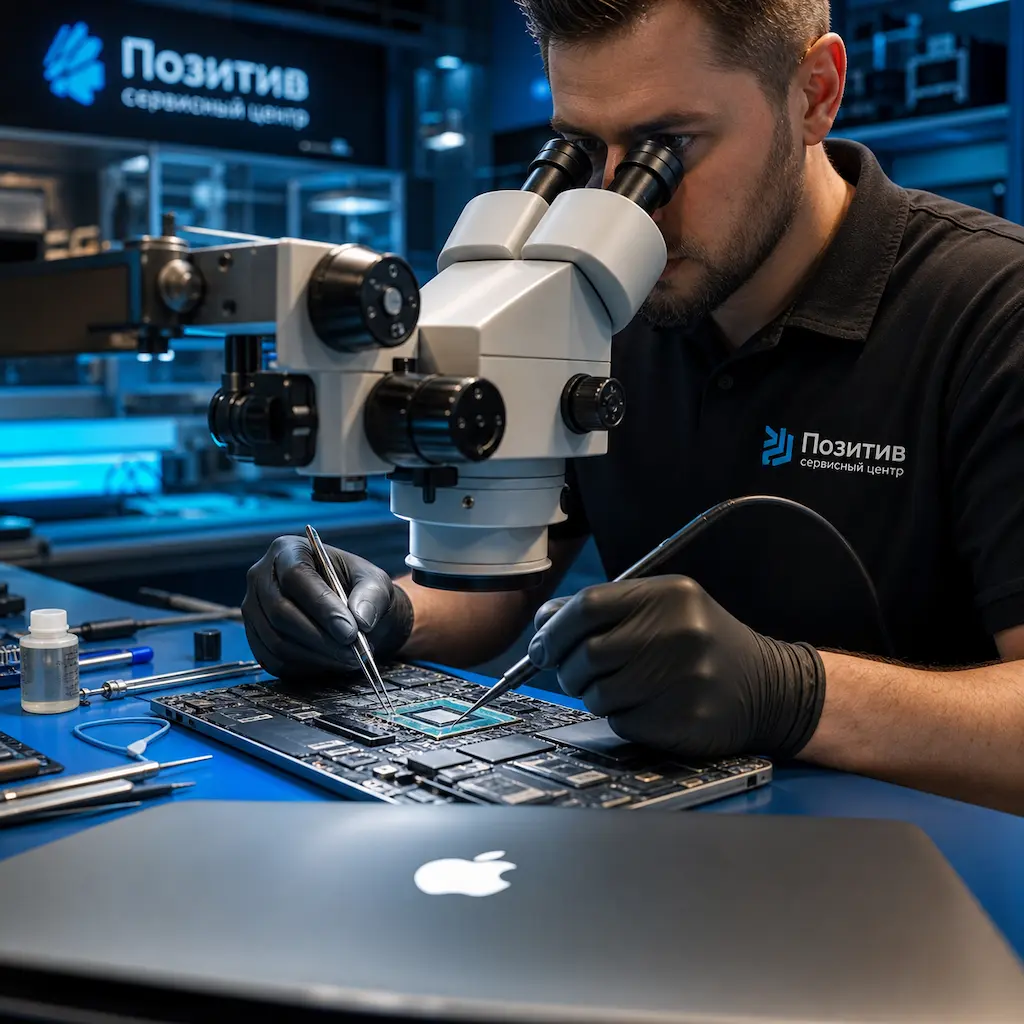 Замена видеокарты Apple MacBook в Щёлково