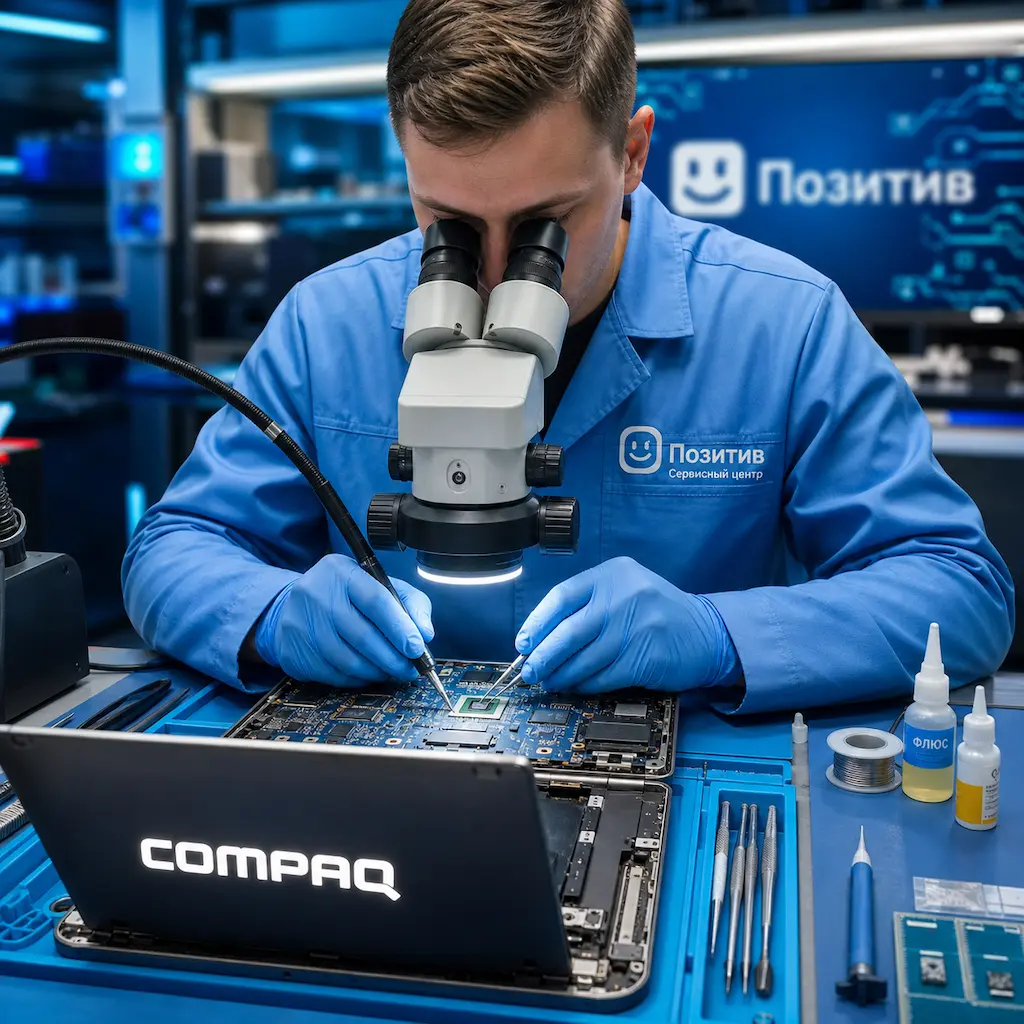 Замена видеокарты ноутбука Compaq в Щёлково