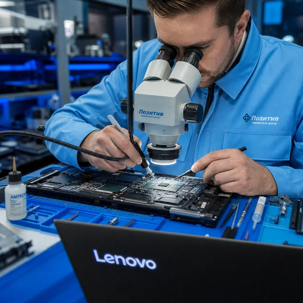 Замена видеокарты ноутбука Lenovo в Щёлково