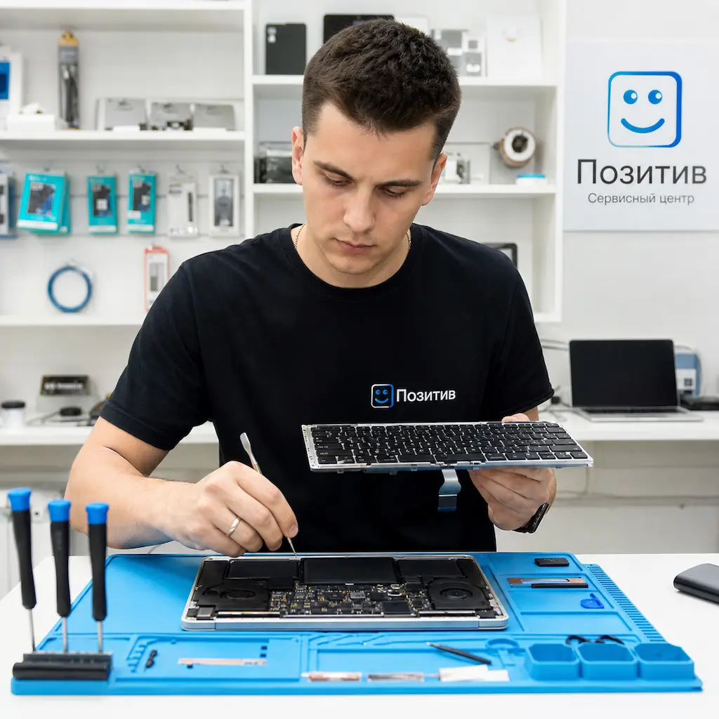 заменить клавиатуру на Apple Macbook в Щёлково