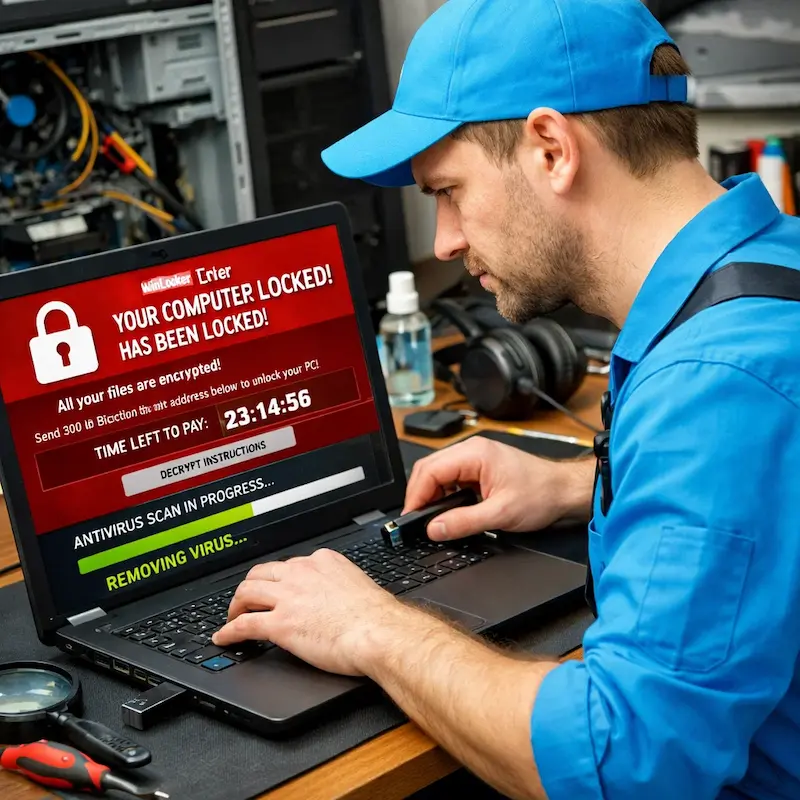 Удалить винлокер в Щёлково